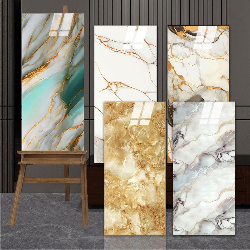 Aluminum Plastic Panel Tile Wall Sticker Self-Adhesive PVC Marble Sticker Wall Renovation Concealment Decoration_voghion.com