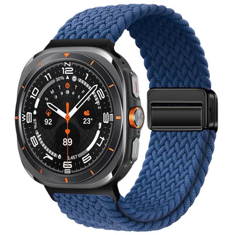 Para Samsung Galaxy Watch8 serie especial absorción magnética nylon trenzado pulsera de pulsera de pulsera de pulsera de pulsera