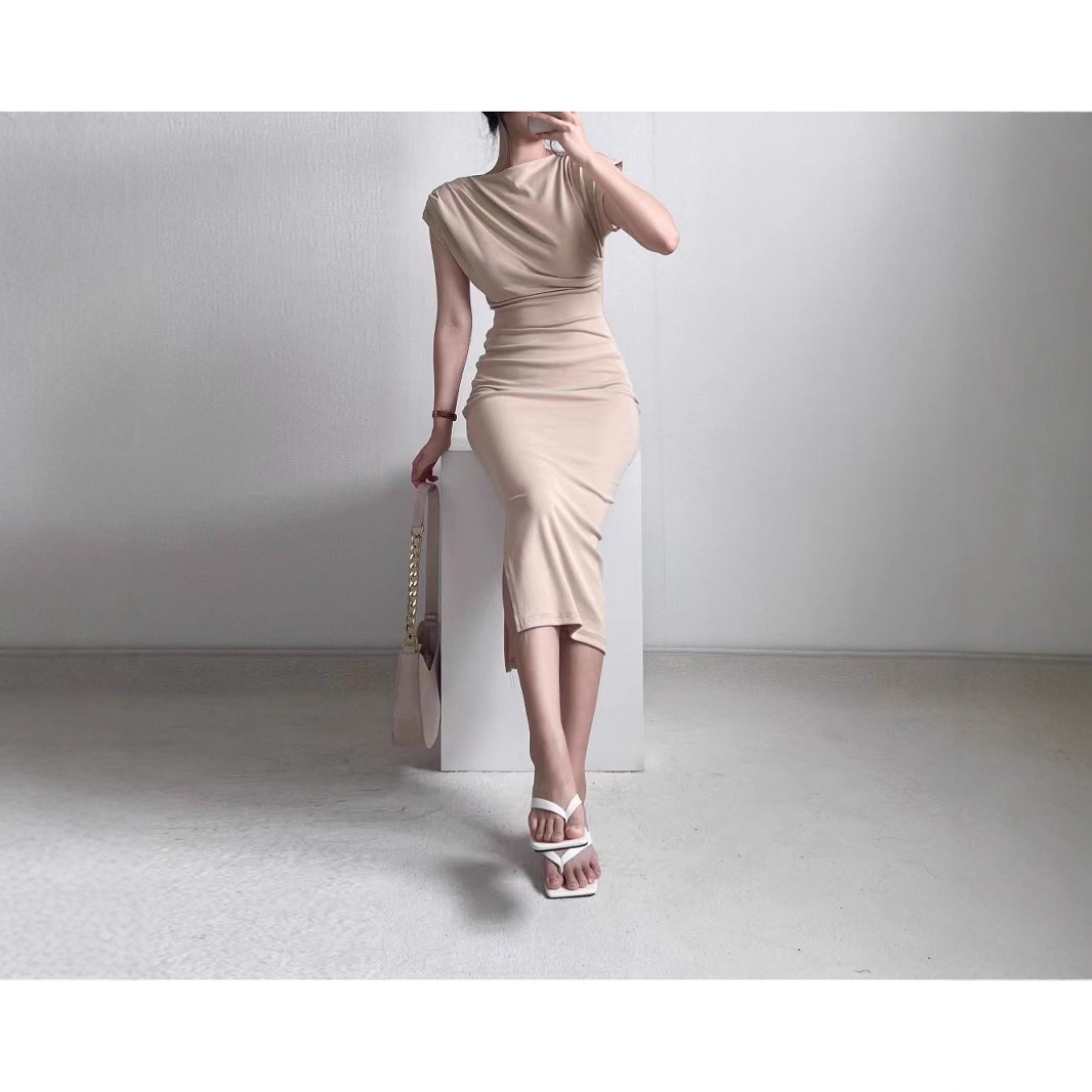 Summer fitted elegant dress sleevless
