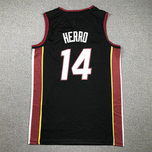 刺绣篮球球衣 热火队14号泰勒希罗 篮球球衣 篮球服 Heat jersey