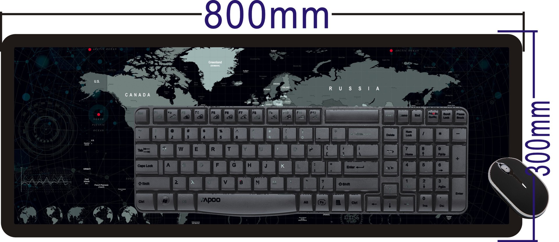 Mapa de 800*300MM