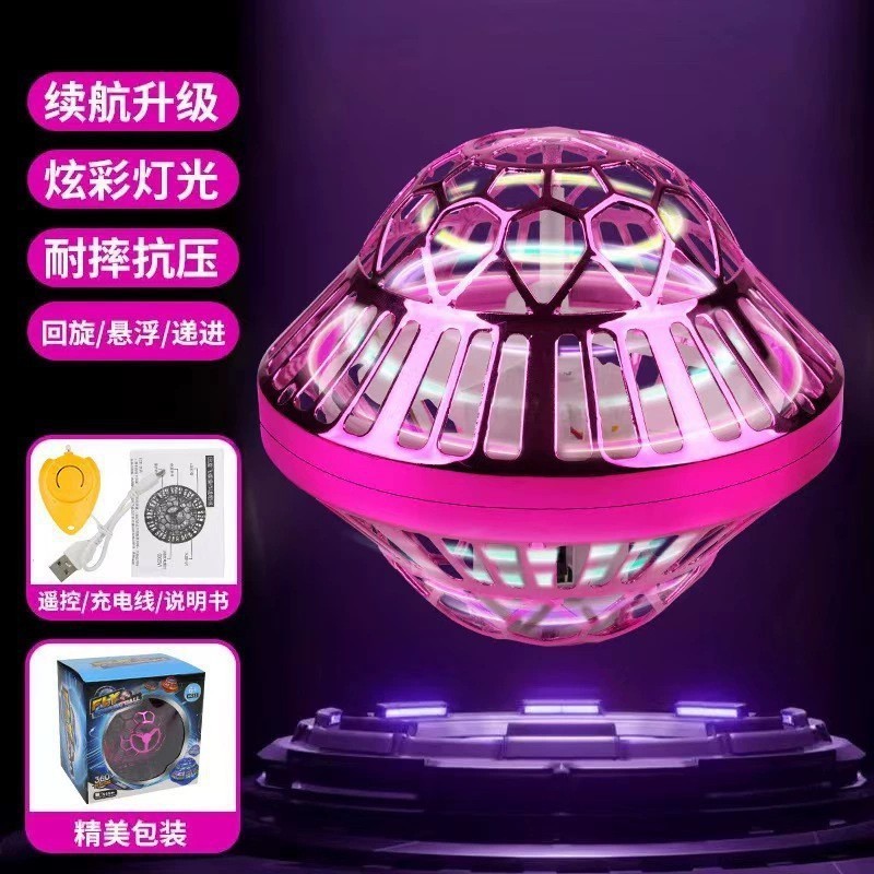跨境飞行指尖陀螺 UFO回旋球 减压黑科技儿童玩具 智能感应飞行器|undefined