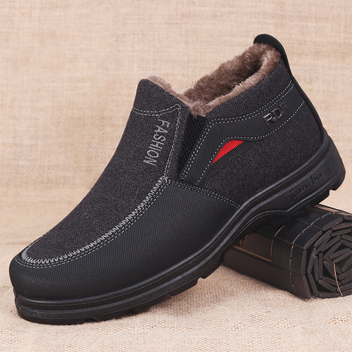 Manufacturer wholesale foreign trade cotton shoes, old Beijing cotton shoes, winter velvet warm soft-soled shoes, non-slip casual old people's cotton shoes