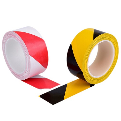 PE warning tape floor color marking black and yellow zebra crossing warning dust-free floor marking zebra glue