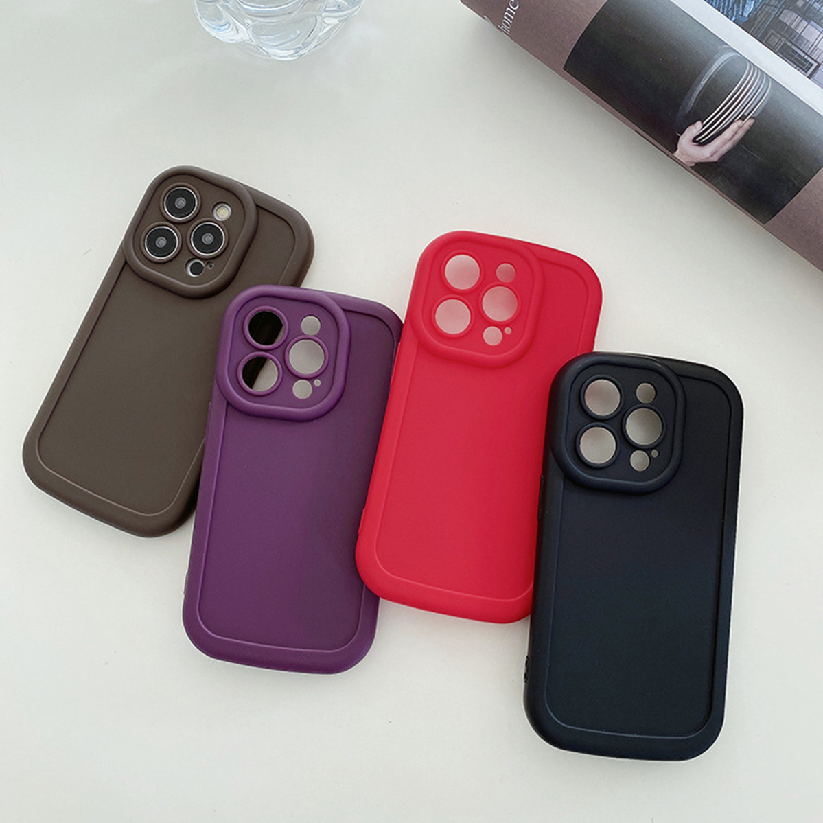 Capa de telemóvel para apple iphone 15 pro max e 14 silicone_voghion.com