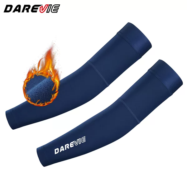 Darevie Winter Fleece Sleeves, Sun Protection and Warm Sleeves, Cycling Sports Gear