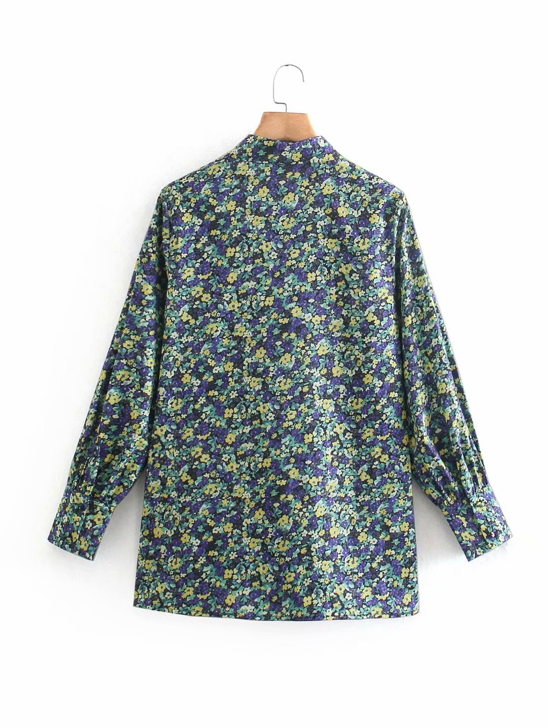 ditsy flower printing blouse top  NSAM36299