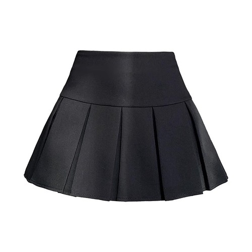 Gray pleated short skirt for women in spring and summer 2025 small person with high waist slim a-line suit covering hips and hips skirt