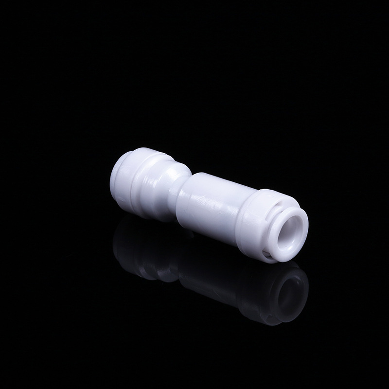 Válvula de retención de 2 minutos sin tarjeta doméstica de paso recto RO purificador de agua válvula de retención purificador de agua accesorios de interruptor de válvula de purificador de agua