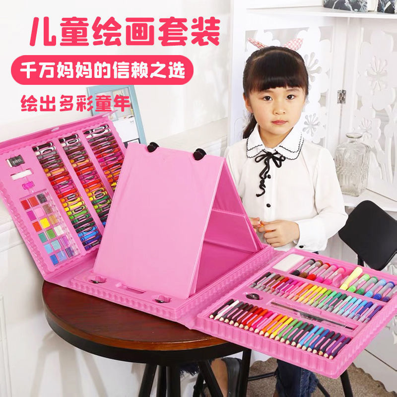 student Watercolor pen painting suit Children's Day Training gift child draw Supplies crayon Oil painting stick