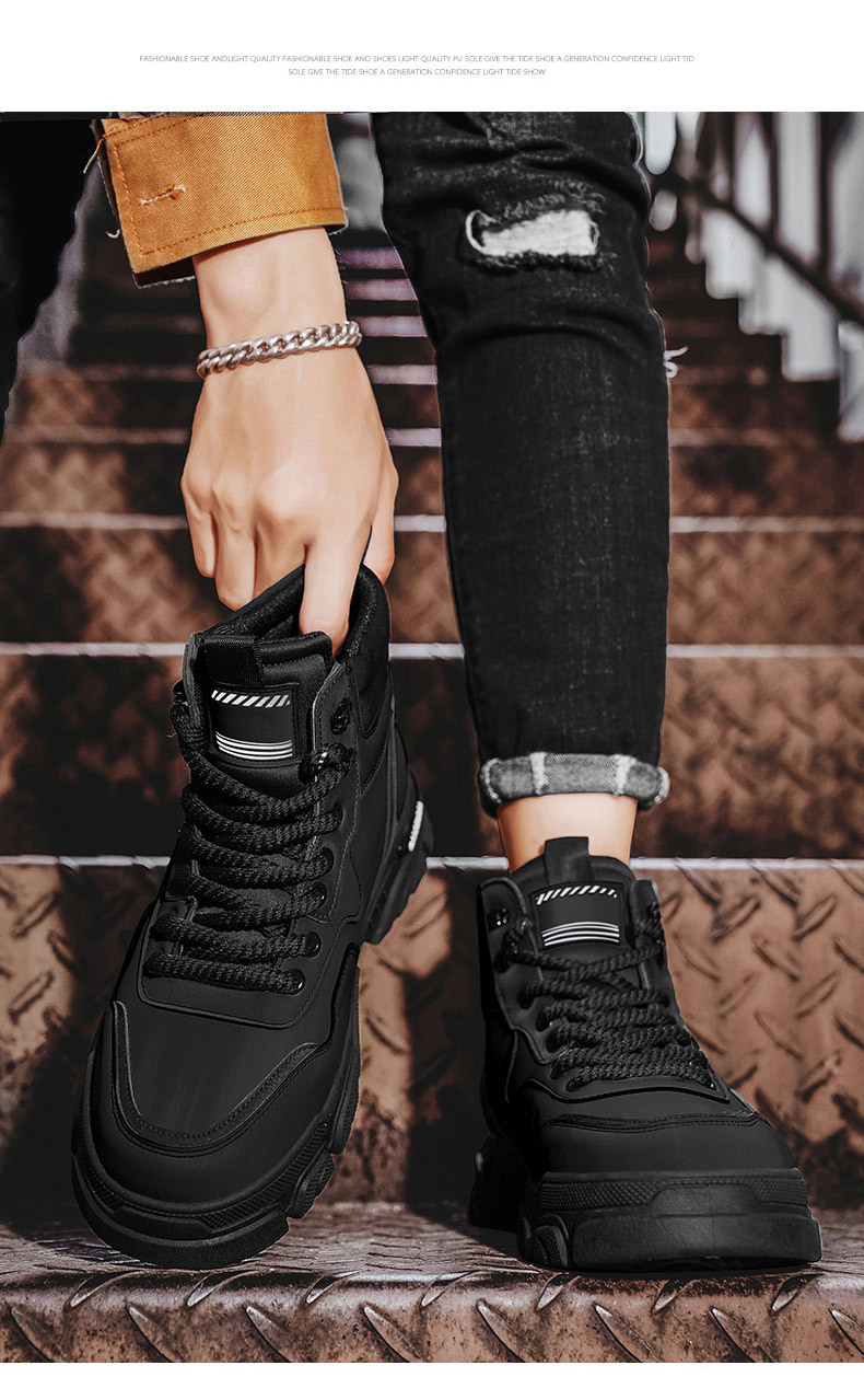 Scarpe da lavoro casual per uomo Autunno Inverno Caldo Pelliccia Più stivali retrò Resistente all'usura Tempo libero Comodo Stile vintage Stivali Uomo All'aperto_voghion.com