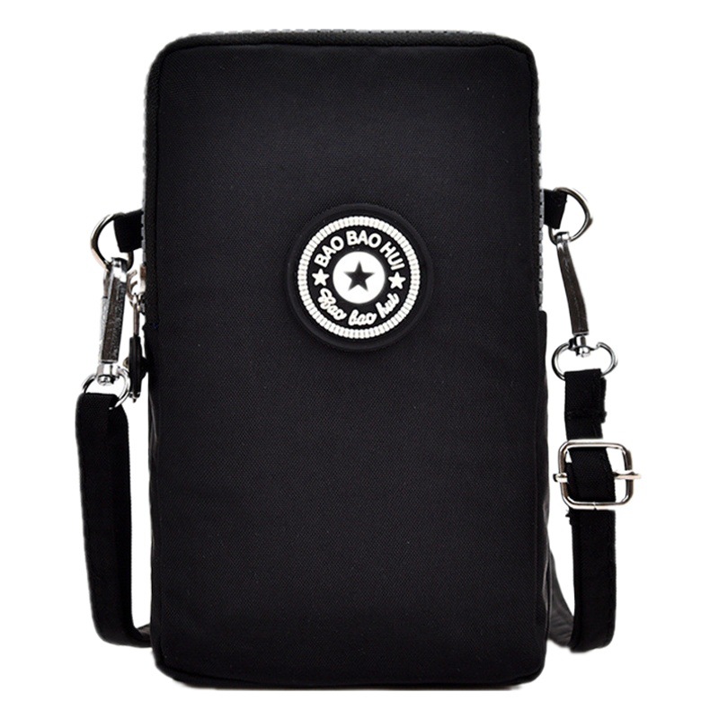 Bolso grande de tela para teléfono, bolso de hombro, bolso cruzado, bolso de muñeca, bolso de brazo, bolso de cuello, envío directo en una sola pieza, gran capacidad de almacenamiento.
