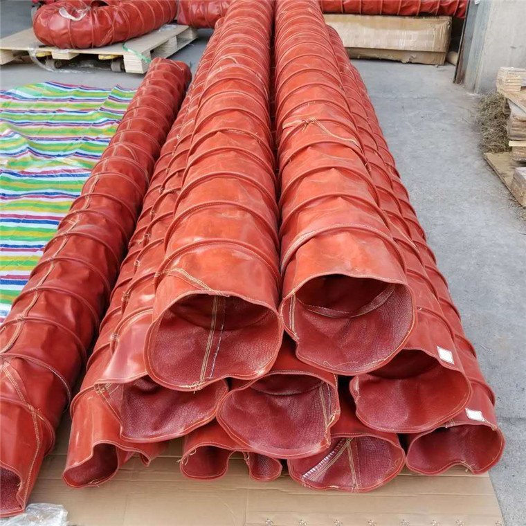 防火软风管 可伸缩加骨架 阻燃耐热软连接 不易老化 厂家销售生产