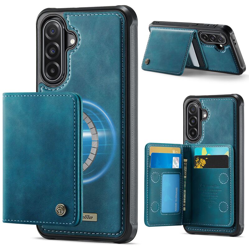 Samsung A56/A57 Mobile Phone Case Magsafe Magnetic Card Holder Galaxy A17/A16 Protective Case with Card Slot A52S