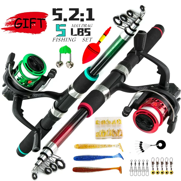 Cross-border e-commerce Luya rod wheel suit Luya novice entry fishing rod Luya rod full set of fishing gear manufacturers wholesale