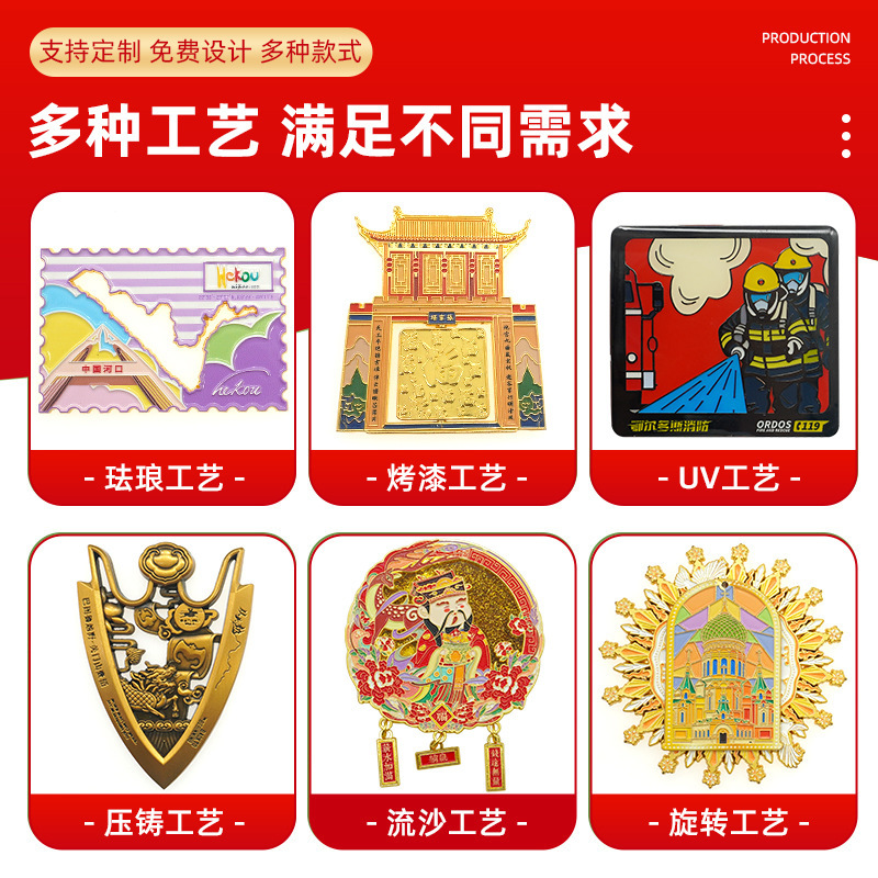 流砂冷蔵庫マグネットカスタム磁気回転冷蔵庫マグネット文化観光ペイントエナメル流砂磁気冷蔵庫マグネットカスタム|undefined