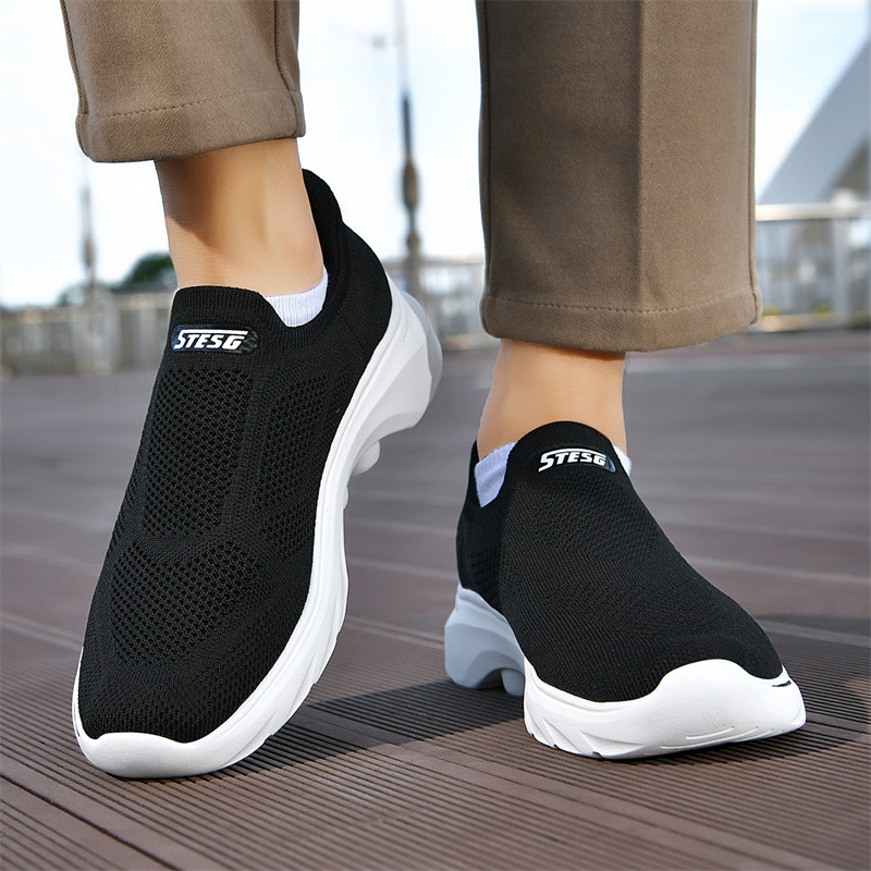 Cross-Border Large Size Popular Slip-On Dad Shoes, Soft-Soled Sports Casual Shoes, Lightweight Mesh Breathable Walking Shoes, Foreign Trade Cross-Border Large Size Popular Slip-On Dad Shoes, Soft-Soled Sports Casual Shoes, Lightweight Mesh Breathable Walking Shoes, Foreign Trade