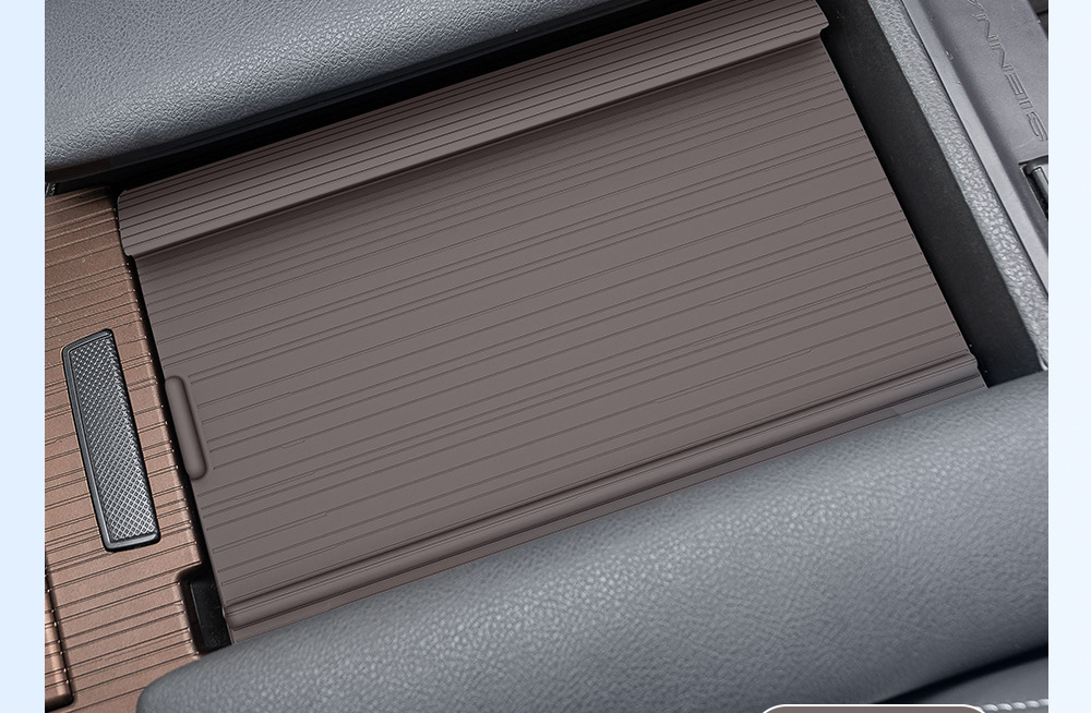 Suitable for Toyota Sienna Center Console Armrest Box Cover Anti-Slip Mat Grevia Armrest Box Leak-Proof Supplies