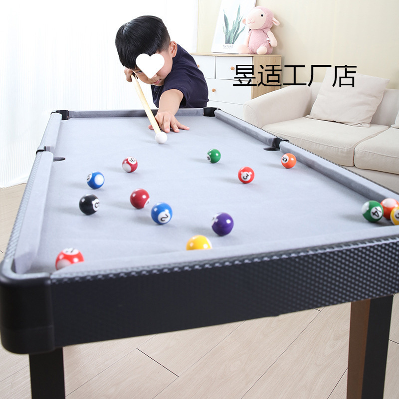儿童台球桌家用大号室内男孩玩具迷你桌球台小型桌面家庭成人桌球|undefined