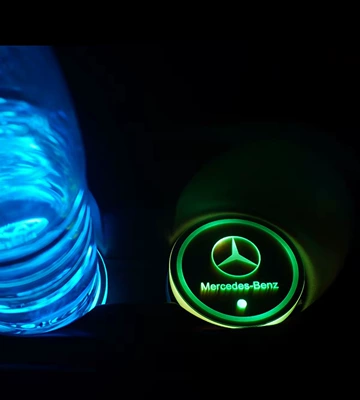 Anti-slip mat Coaster, Colorful Water Coaster - mercedes-benz