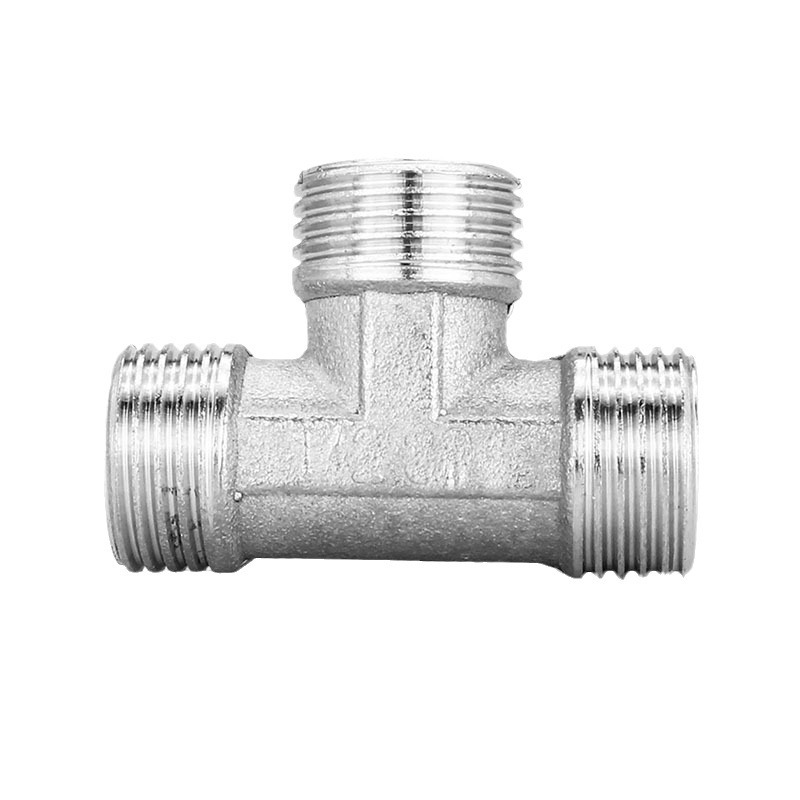 Fine stainless steel four-point outer wire inner wire tee three outer teeth inner tooth bath Mingding factory outlet