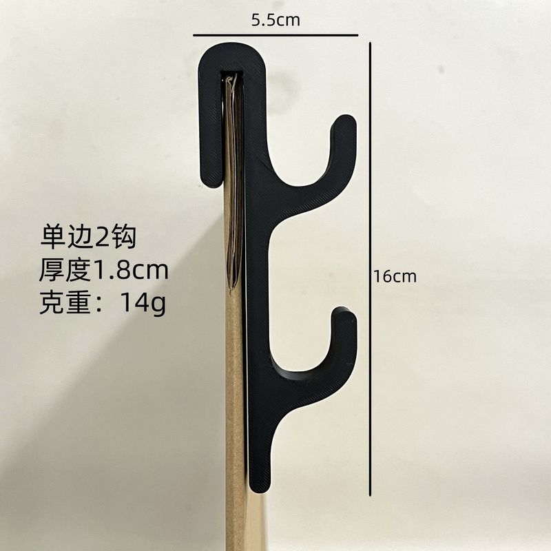 跨境爆品 Shower hook 便携式淋浴挂钩浴室玻璃门夹式多功能挂钩|undefined