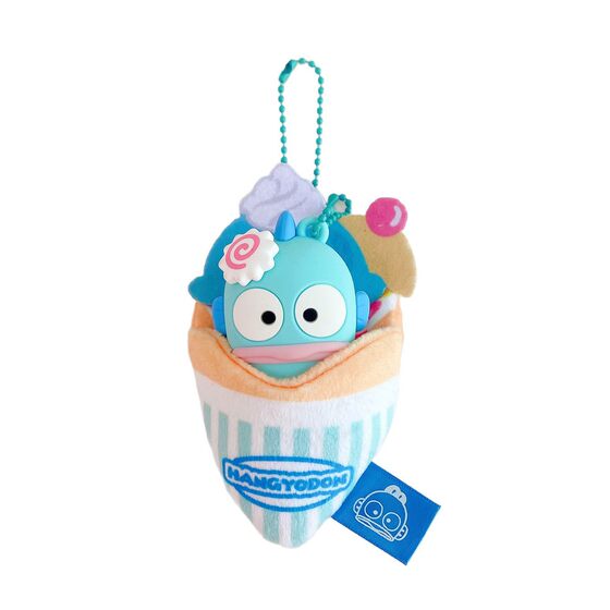 Genuine Sanrio Crepe Cute Ice Cream Plush Doll Super Cute Keychain Doll Toy Cartoon