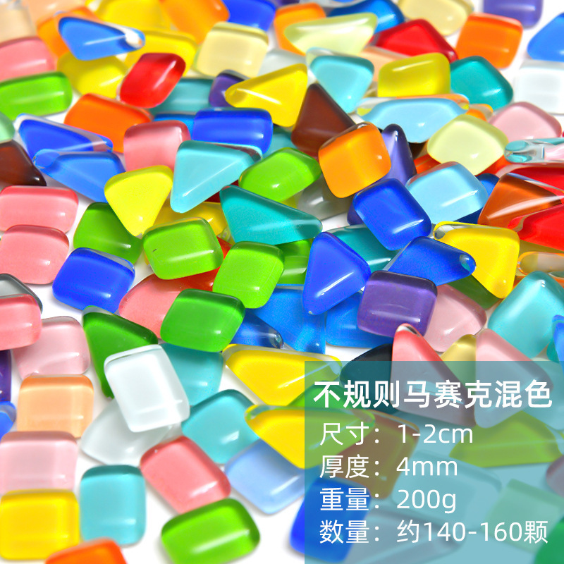 手作り diy 材料パッケージ竹クリエイティブモザイクフリーストーンベース粘着コラージュ学生幼稚園手作り材料|undefined