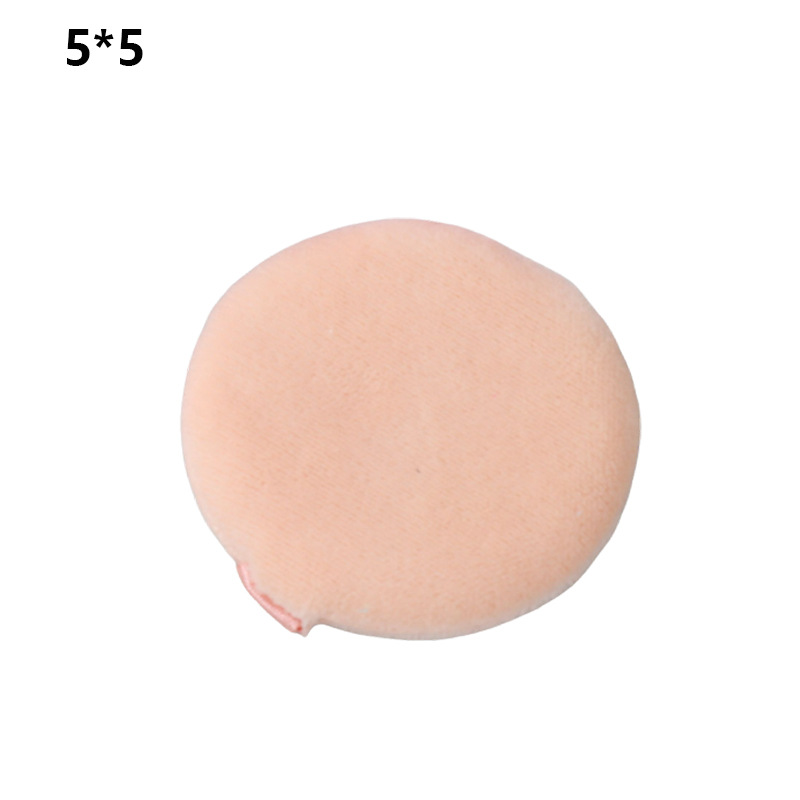 Crystal ultra suave redondo pequeño fabricante de polvo al por mayor polvo algodón maquillaje herramientas de maquillaje secas y húmedas polvo de doble uso