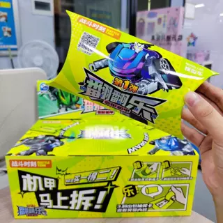 翻翻乐变形机甲盲盒仿真变形汽车机器人模型男孩儿童玩具礼物批发