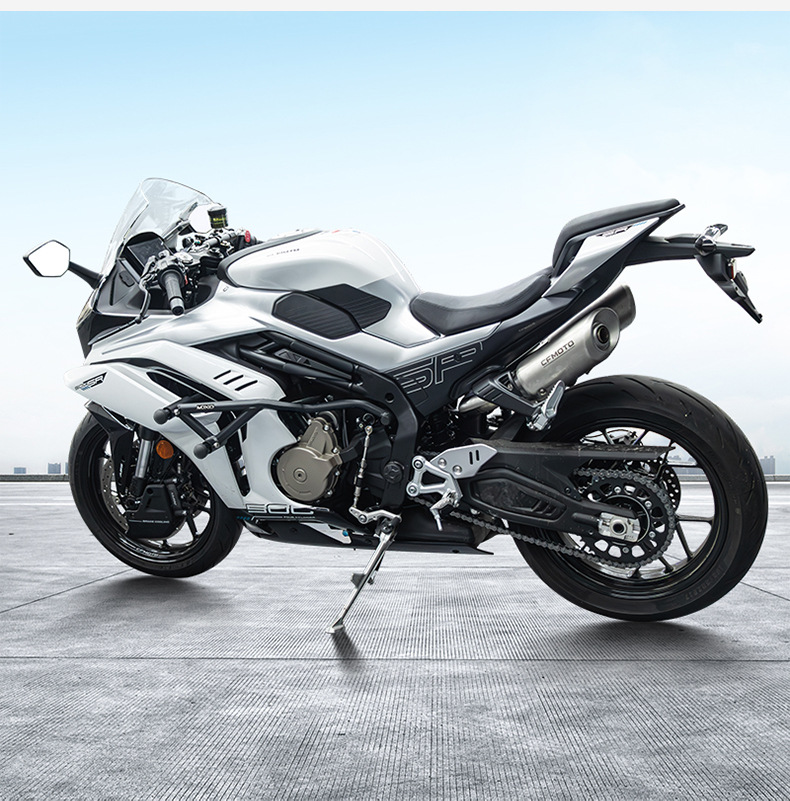 Suitable for 26 Models of Cfmoto 500Sr Bumper Guards, Anti-Collision and Anti-Fall Protection Bars with Built-In Springs, Racing Guard Bar Modification Accessories