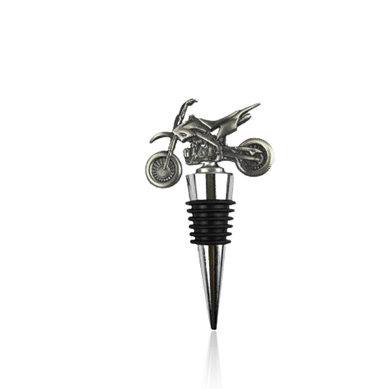 블랙 오토바이 와인 마개