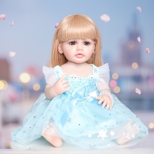 Cross-border Hot Rebirth Doll Clothes Simulation Doll Clothes Dress Princess Skirt Suitable for 55cm Doll