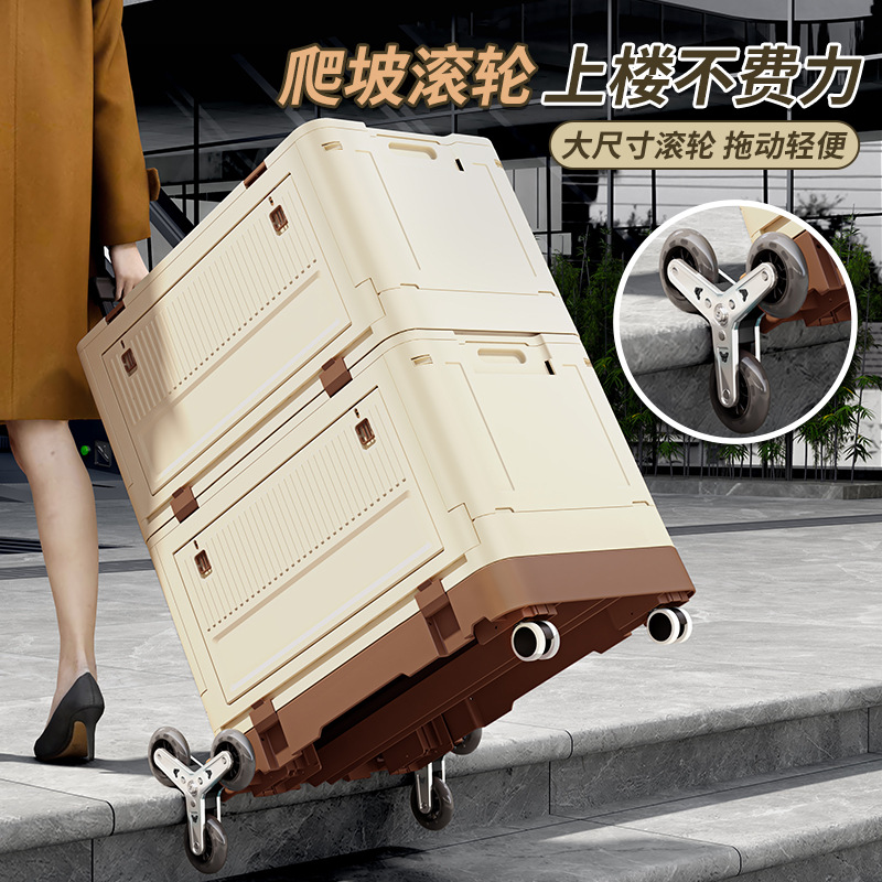 Folding Trolley Trolley Hand Trolley Outdoor Camping Picnic Trolley Food Buying Trolley Household