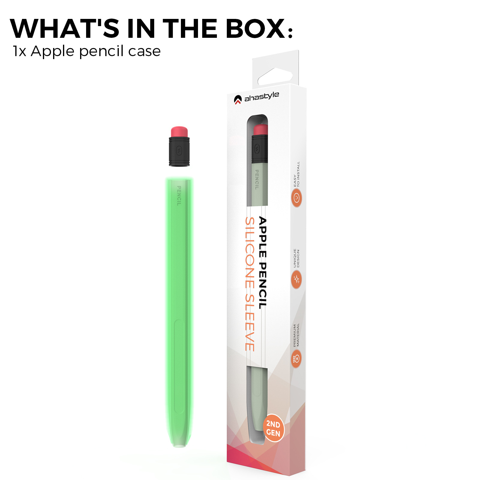 Funda protectora de silicona para bolígrafo Apple Apple Pencil pro y funda antideslizante para lápiz retro de segunda generación