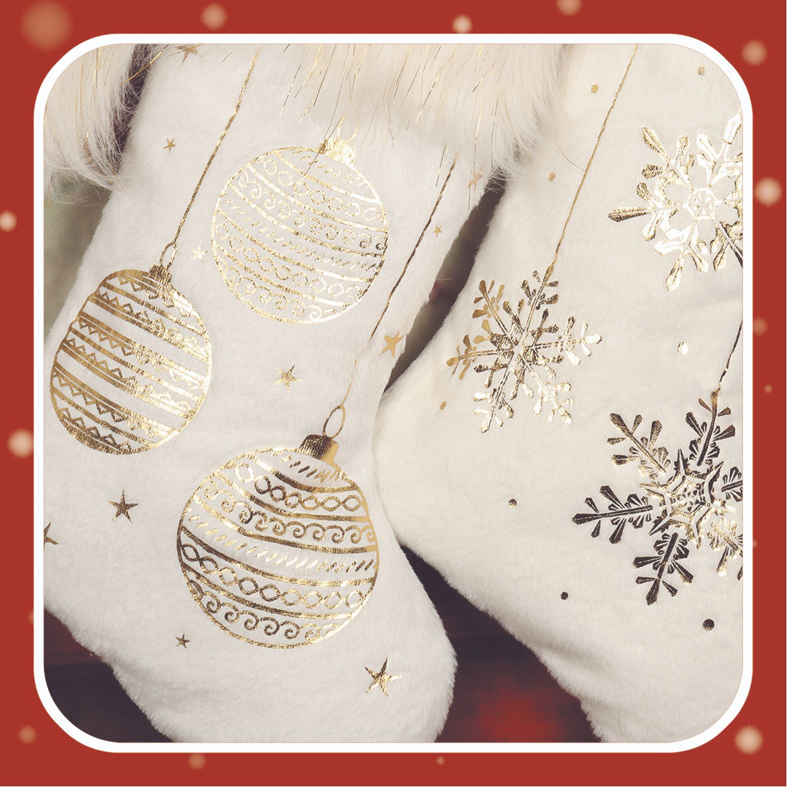 200g Weight Christmas socks Event & Party Supplies 1 Piece Quantity Party, Festival Occasion Christmas Festival Sock Pattern Pastoral, Classic Style Style Christmas Pastoral Classic Style Sock Party Festival Christmas Socks 3