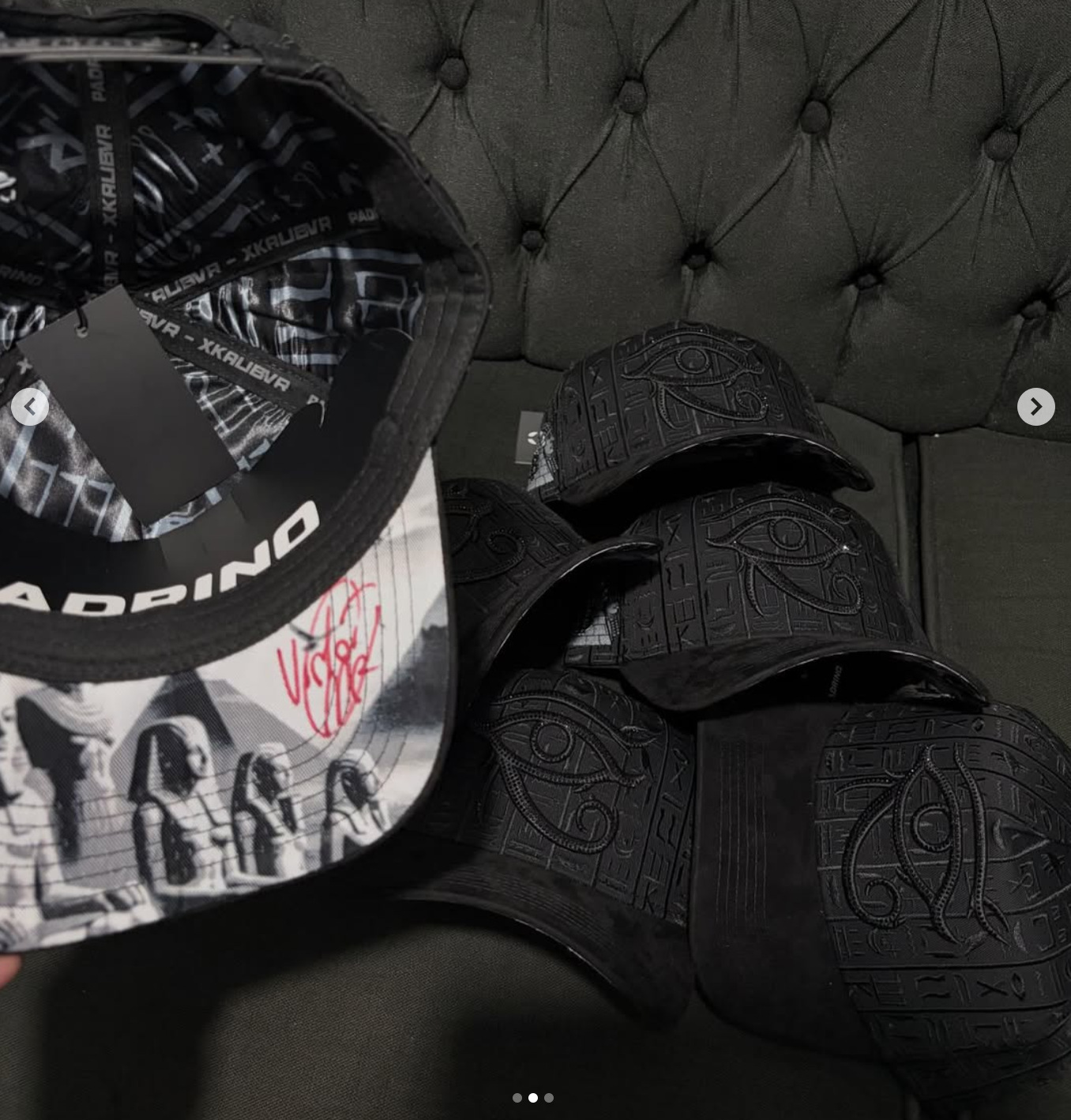 Nuevo Meike Duo Dandy bordado ajustable gorra de boca de pato borde curvo gorra de béisbol con diamantes barba tío