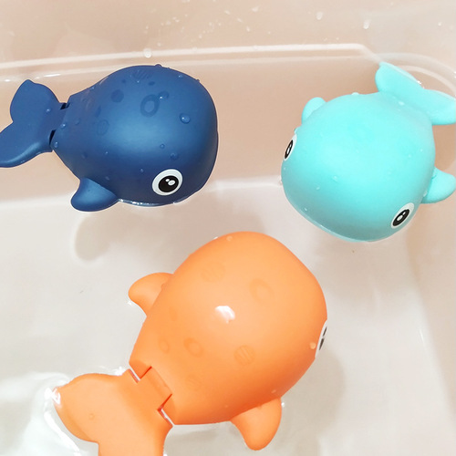Baby Water Play Little Whale Children's Bath Swimming Toy Bathroom Water Play Infant Water Play Toddler Boy Girl