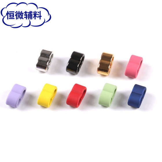 in stock Fashion Casual Zinc Alloy Hanging Bell Adjustable Buckle Bag Hoodie Sliding Pants Casual Pants Waist Rope Rope Buckle Hanging