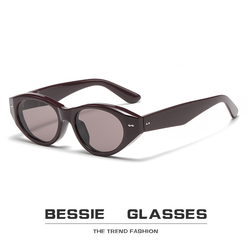 국경 간 유럽과 미국 패션 새로운 안경 간단한 레오파드 무늬 선글라스 맞춤형 패션 고양이 눈 파티 복고풍 선글라스 여성