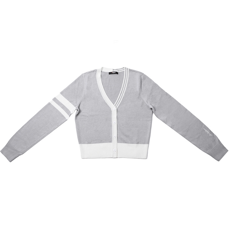 Áo khoác len nữ PGM dệt kim co giãn ấm áp dành cho golf — YF753 [vải co giãn/kết cấu khác nhau ở mặt sau] áo khoác len màu đen
