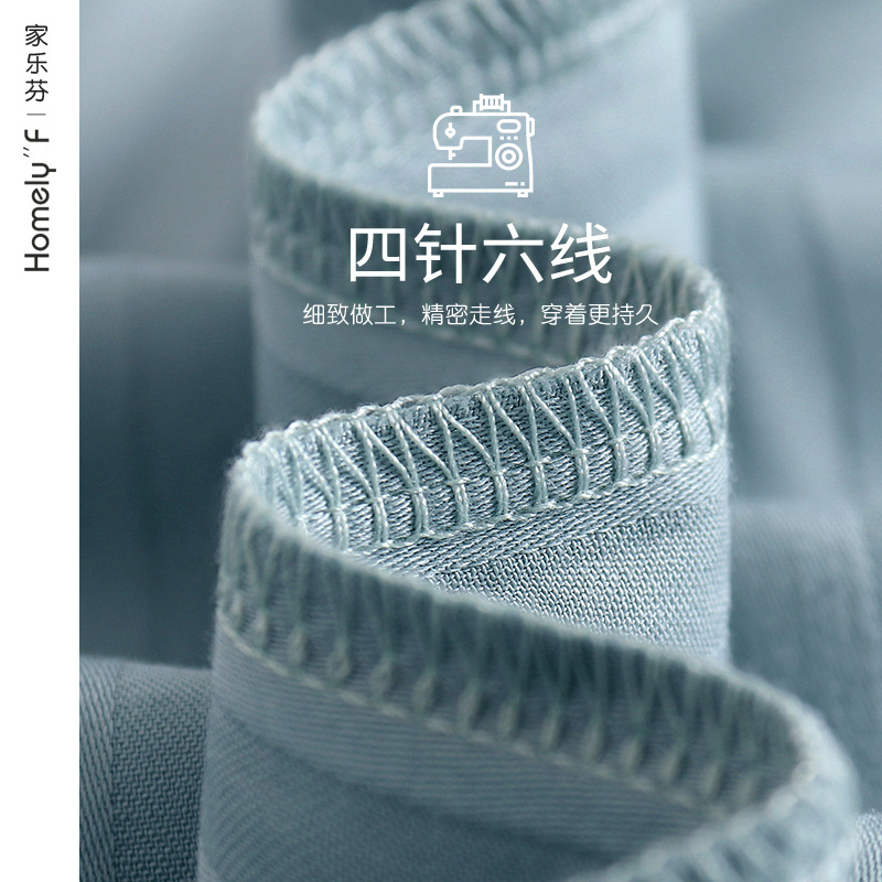 Pijamas de los hombres de verano 100% algodón pantalones de manga corta ropa para el hogar de verano de algodón fino traje de verano