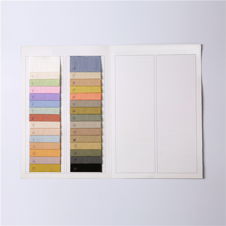 Color de alta calidad Lyocell algodón mezcla de tela para pantalones casuales de uso diario tela suave y duradera