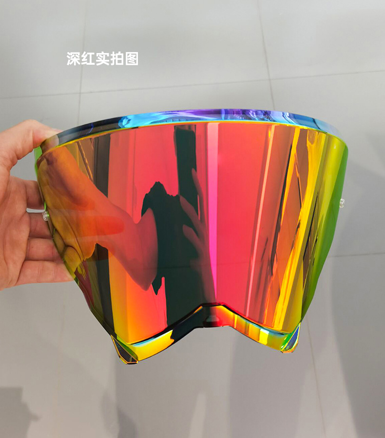 Suitable for AX9 helmet lens goggles motorcycle off-road pull full helmet accessories HD mask windshield