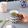 Ceramics for beloved with glass, Scandinavian cup