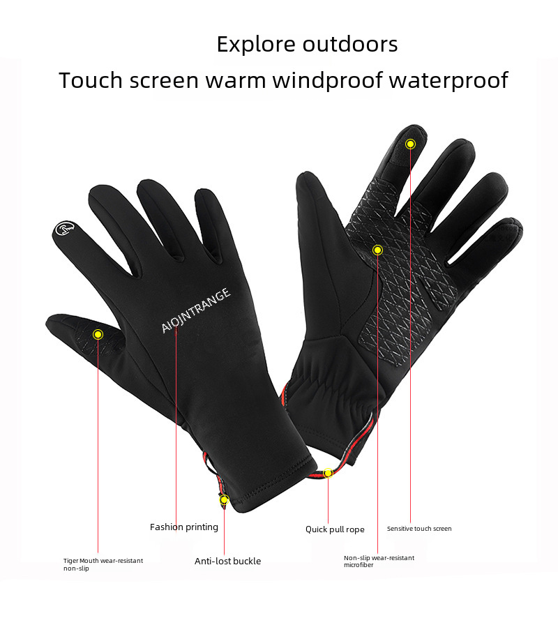 Winter Skihandschuhe Warm Winddicht Wasserdicht Für Damen Und Herren_voghion.com