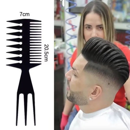 Peine de cola puntiaguda de zona de peinado de disco, fibra de carbono, antiestática, resistencia a altas temperaturas, dientes densos, peluquería profesional