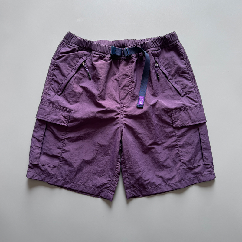 Summer Quick-Dry Work Shorts for Men, Outdoor Functional Sports Water-Resistant Multi-Pocket Knee-Length Thin Pants for Men