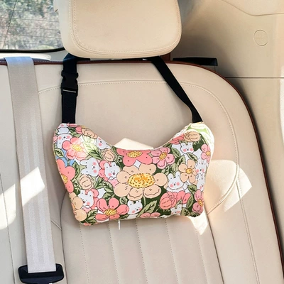 Car curtains – Rain Car Sunshade Cute Suction - small-childrens-sleeping-pillow-rabbit-flower