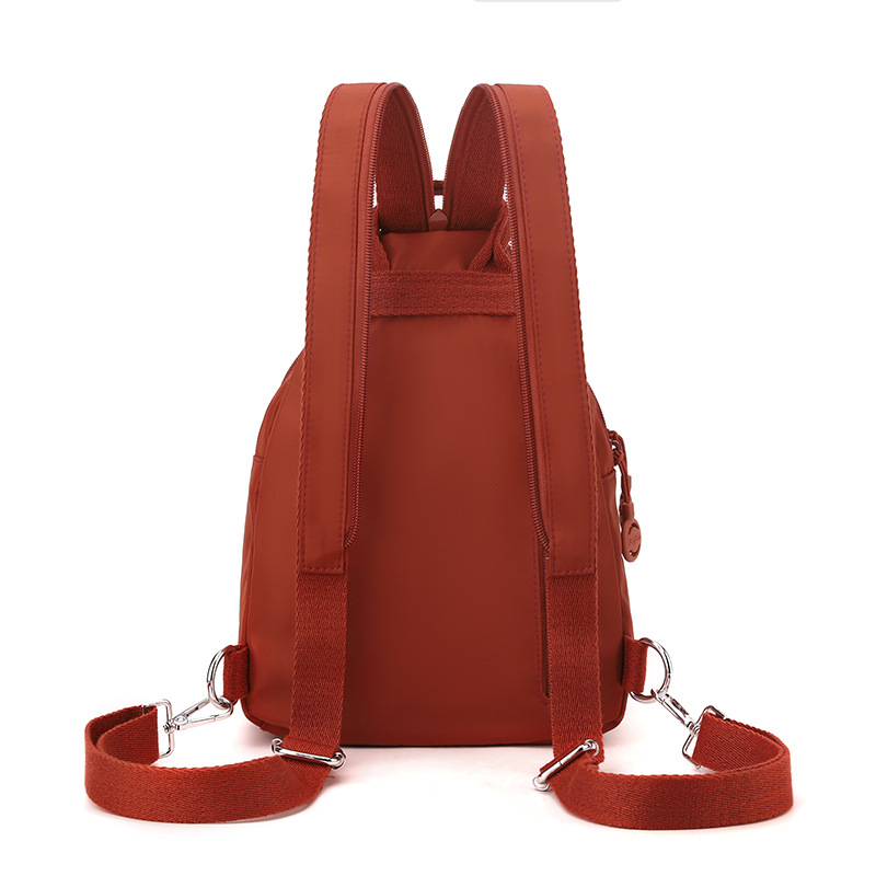 Small Backpack 2026 New Arrival Simple Versatile Anti-Theft Women's Chest Bag Fashion Oxford Cloth Casual Mini Backpack - Thumbnail 2